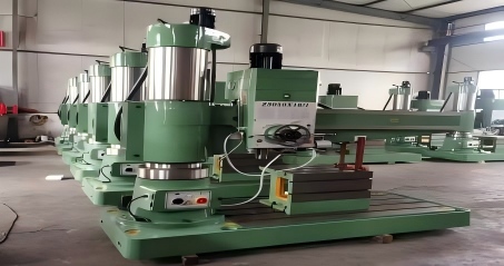 Aufbau und Einführung der Bohrmaschine
