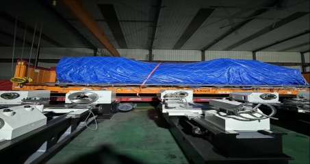 CKY61125-4000 Schwerlast-CNC-Schrägbettdrehmaschine Versand